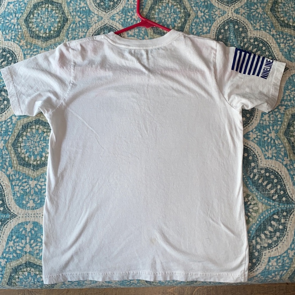 ❤️🤍💙 YL Nine Line Tee ❤️🤍💙 - Picture 2 of 5